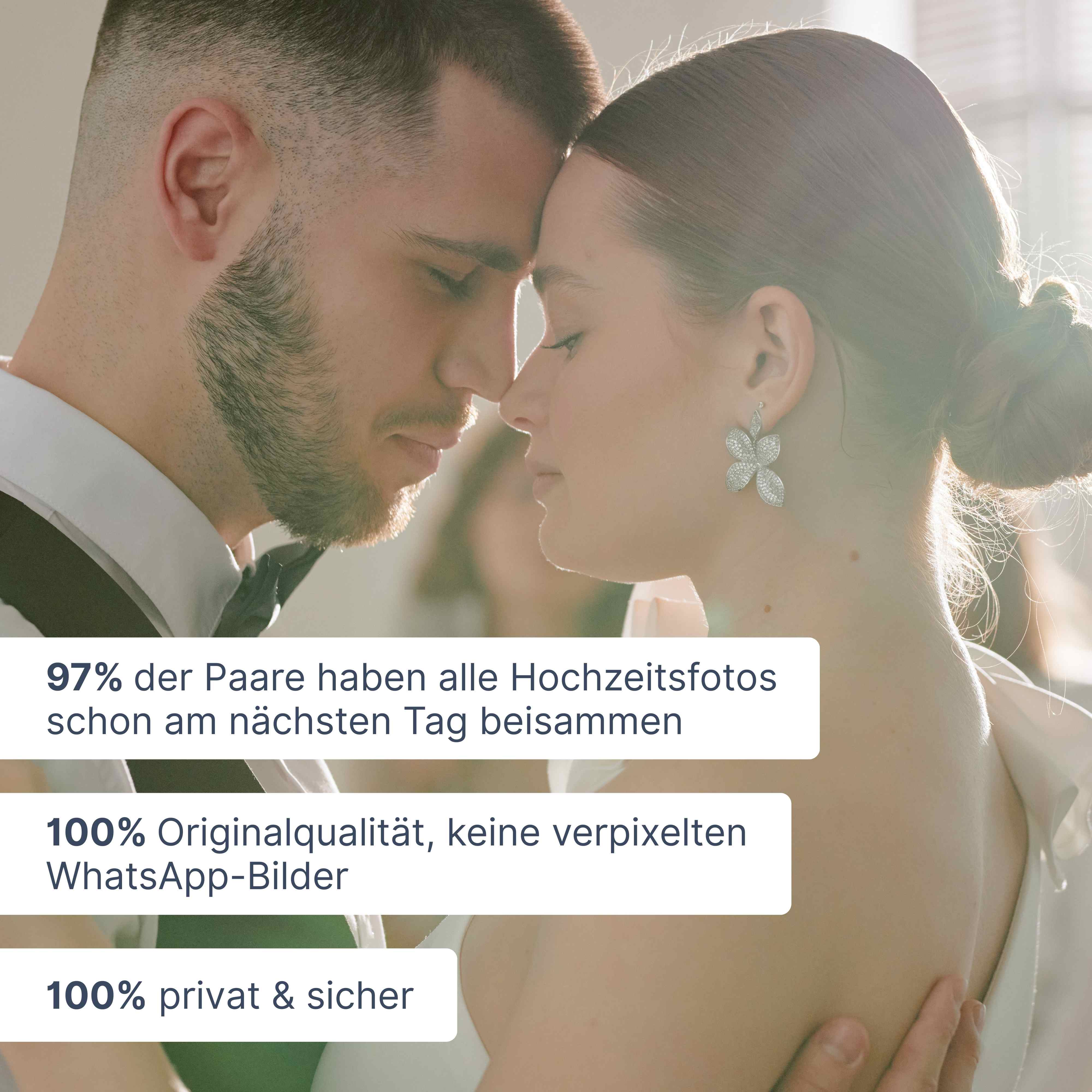 Hochzeits Foto & Video App inkl. QR-Code und Designkarten